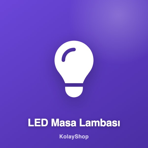 Dokunmatik LED Masa Lambası